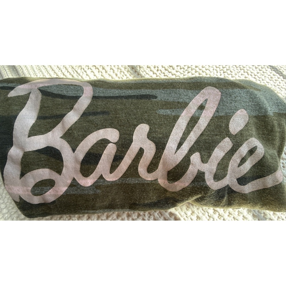 Baddie Barbie Camo Sweatshirt Size Small Lightweight
